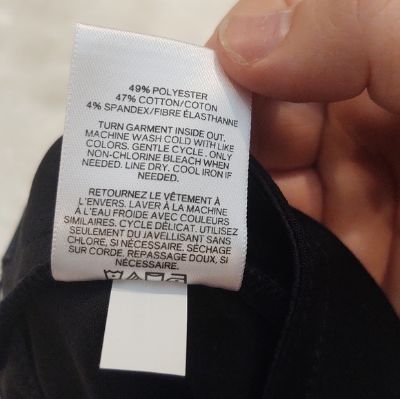 Express Black Lace Up Front Mini Skirt - Picture 4 of 5